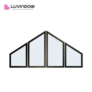 Black Aluminum Frame Picture Windows